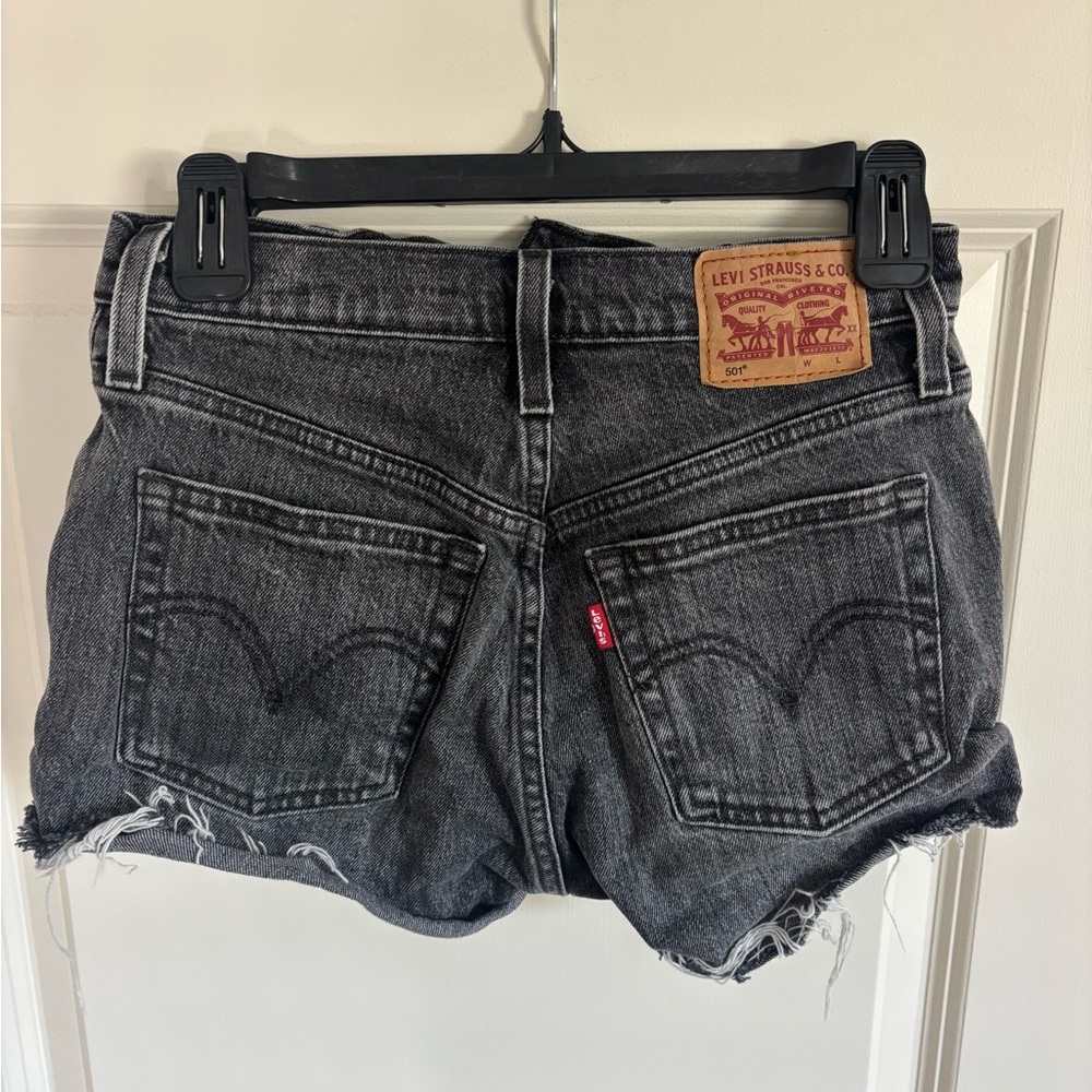 Levi's Women's Black Denim Shorts